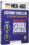 2026 MEB-AGS Eğitimin Temelleri ve T&uuml;rk Milli Eğitim Sistemi Muallimler Soru Bankası &Ccedil;&ouml;z&uuml;ml&uuml;