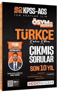 2026 KPSS MEB-AGS Türkçe ÖSYM nin İndeksi Çıkmış Sorular Son 10 Yıl Konu Konu Çözümlü