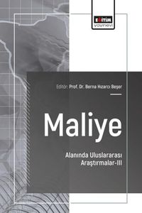 Maliye Alanında Uluslararası Araştırmalar III