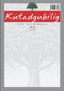Kutadgubilig Felsefe-Bilim Araştırmaları Dergisi Sayı:52