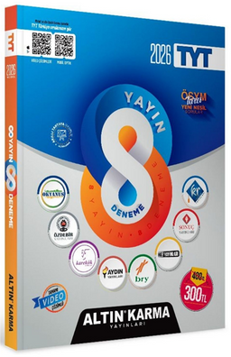 2026 TYT 8 Farklı Yayın 8 Farklı Deneme