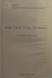 Eski Türk Vergi Terimleri / 10-B-15