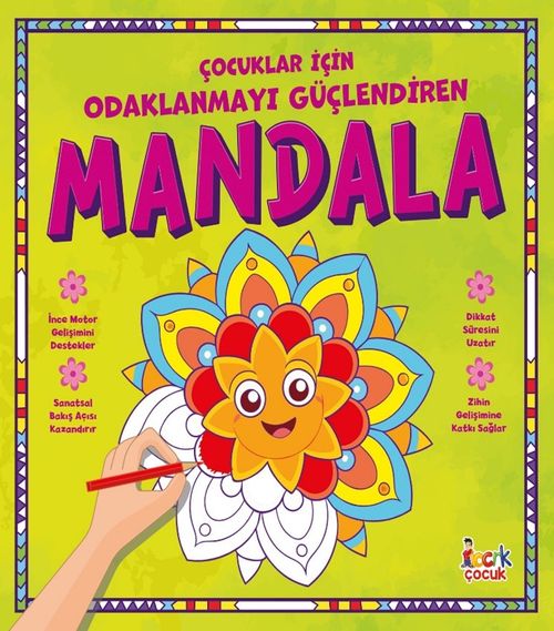 Çocuklar İçin Odaklanmayı Güçlendiren Mandala