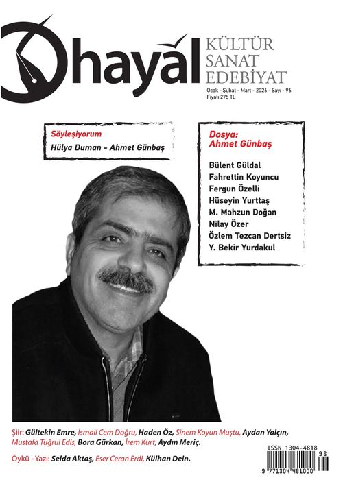 Hayal Kültür Sanat Edebiyat Dergisi Sayı:96 Ocak-Şubat-Mart 2026