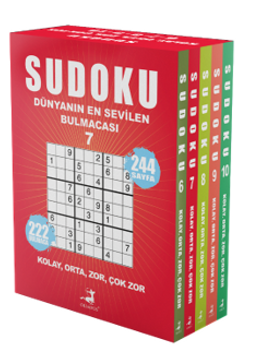 Sudoku Dünyanın En Sevilen Bulmacası 5 Kitap Set (6-7-8-9-10)