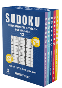 Sudoku Dünyanın En Sevilen Bulmacası 5 Kitap Set (11-12-13-14-15)