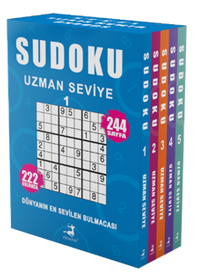 Sudoku Uzman Seviye 5 Kitap Set (1-2-3-4-5)