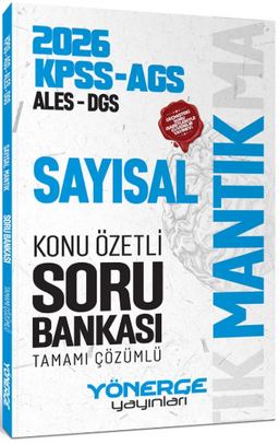 2026 KPSS MEB-AGS ALES DGS Sayısal Mantık Konu Özetli Soru Bankası Tamamı Çözümlü
