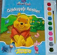 Winnie The Pooh Gökkuşağı Renkleri Boyama Kitabı (Sulu Boya Hediyeli)