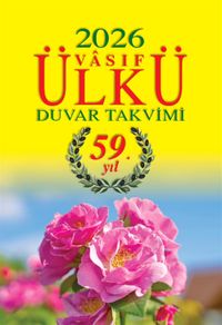 2026 Vasıf Ülkü Duvar Takvimi Resimli Arka Karton (Kod:01-A)