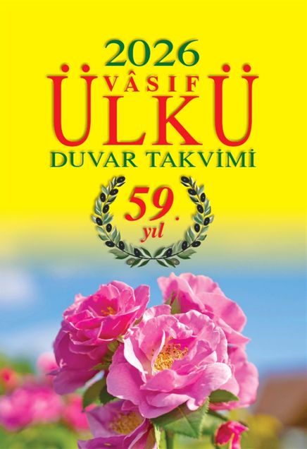 2026 Vasıf Ülkü Duvar Takvimi Resimli Arka Karton (Kod:01-A)