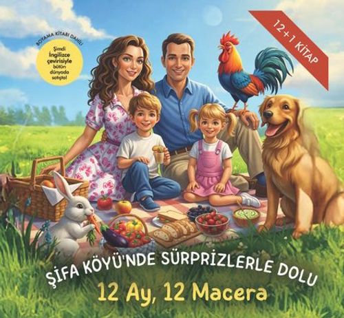 Şifa Köyü'nde Sürprizlerle Dolu 12 Ay, 12 Macera (12 + 1 Kitap (Kutulu)