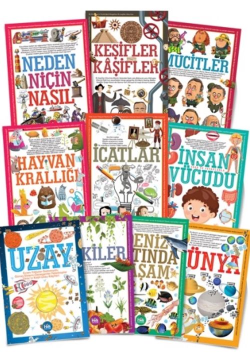 İlk Bilgilerim Kütüphanesi Seti (10 Kitap)