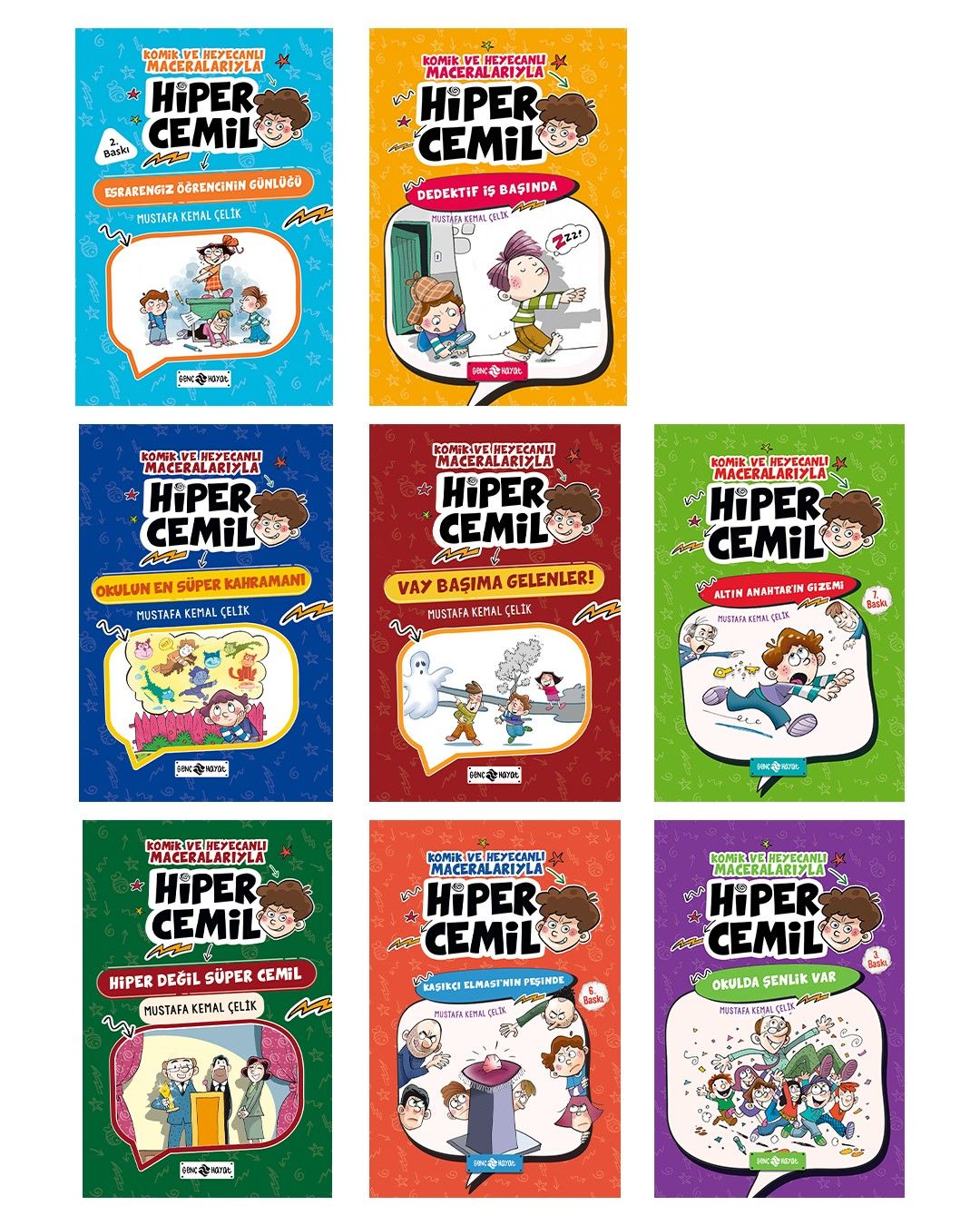 Hiper Cemil Macera Seti (8 Kitap) (Mustafa Kemal Çelik) Fiyatı