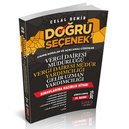 Doğru Seçenek Vergi Dairesi Müdürlüğü, Gelir Uzman Yardımcılığı Sınavlarına Hazırlık Kitabı