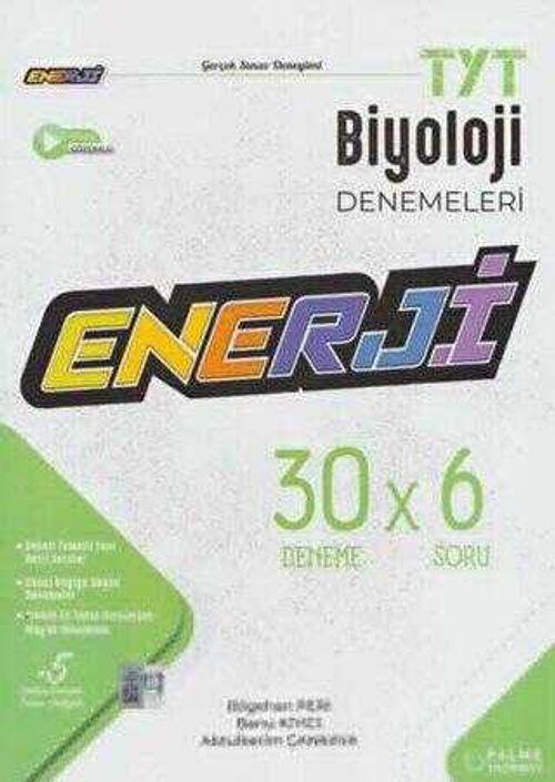 TYT Enerji Biyoloji 30x6 Deneme Sınavı