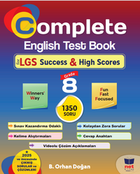 Complete English Test Book for LGS Success & High Scores