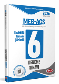 2026 Ags Fasiküllü Tamamı Çözümlü 6 Deneme Sınavı