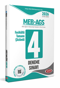 2026 Ags Fasiküllü Tamamı Çözümlü 4 Deneme Sınavı