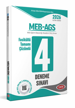 2026 Ags Fasiküllü Tamamı Çözümlü 4 Deneme Sınavı