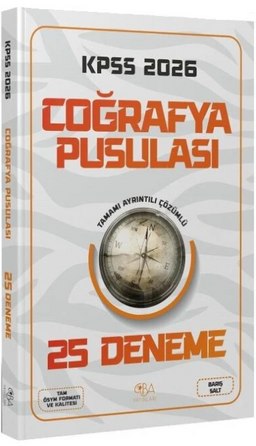 2026 KPSS Coğrafya Pusulası 25 Deneme Çözümlü