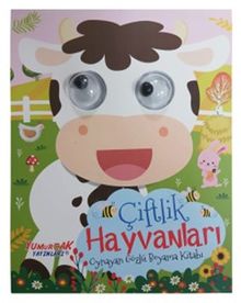 Oynayan Gözlü Boyama Kitabı / Çiftlik Hayvanları