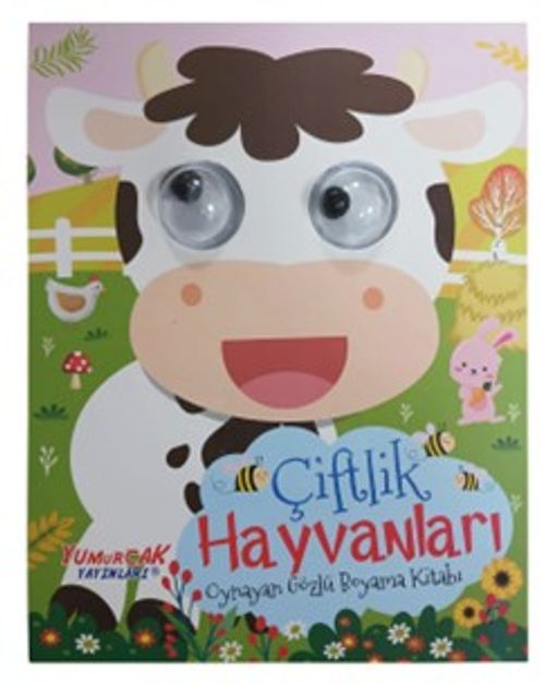 Oynayan Gözlü Boyama Kitabı / Çiftlik Hayvanları
