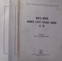 Vak'a-Nüvis Ahmed Lütfi Efendi Tarihi / C. IX- X – XI (3 Cilt) / 4-C-14