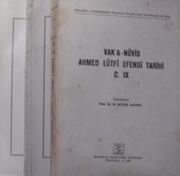 Vak'a-Nüvis Ahmed Lütfi Efendi Tarihi / C. IX- X – XI (3 Cilt) / 4-C-14