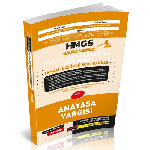 HMGS Kampı Anayasa Yargısı Soru Bankası