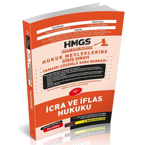 HMGS Kampı İcra ve İflas Hukuku Soru Bankası