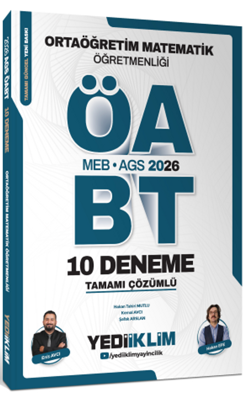 2026 MEB AGS ÖABT Ortaöğretim Matematik Öğretmenliği Tamamı