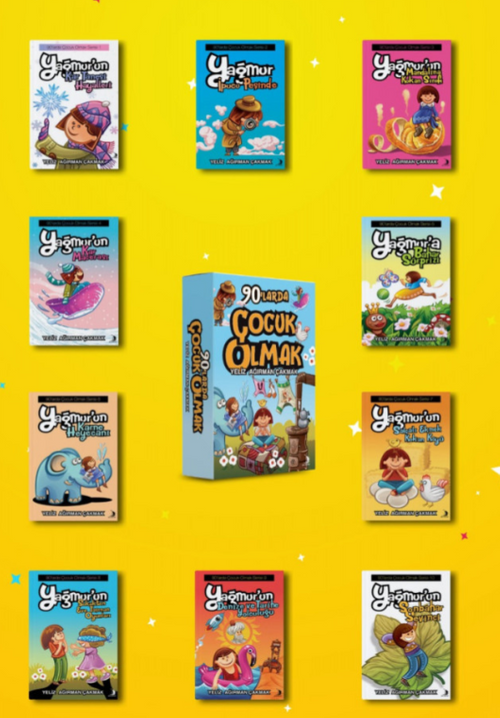 90'larda Çocuk Olmak Serisi  (10 kitap Kutulu)