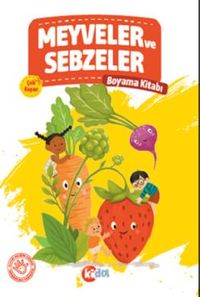Meyveler ve Sebzeler Boyama Kitabı