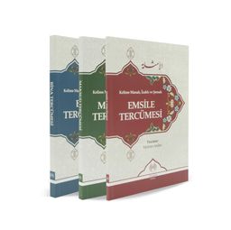 Kelime Manalı İzahlı ve Şemalı Emsile Bina Maksud Tercümesi (3 Cilt Takım)