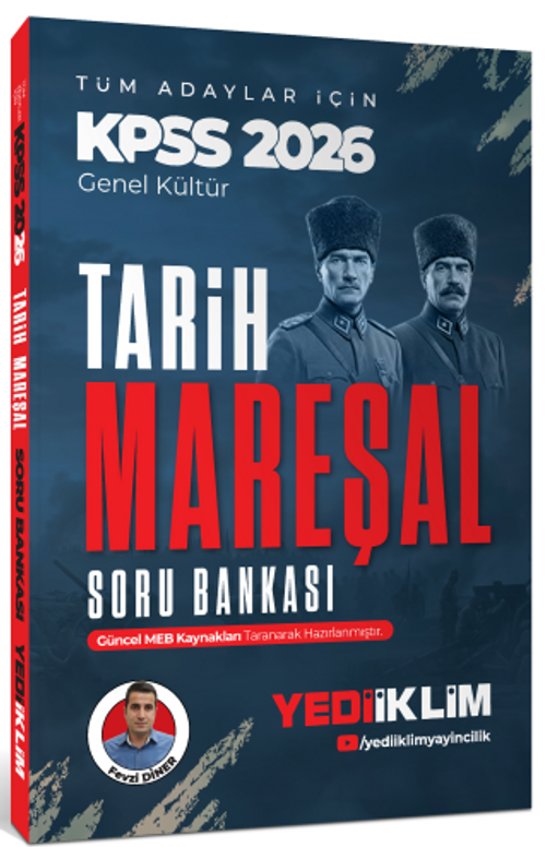 2026 KPSS Mareşal Genel Kültür Tarih Tüm Adaylar İçin Soru Bankası