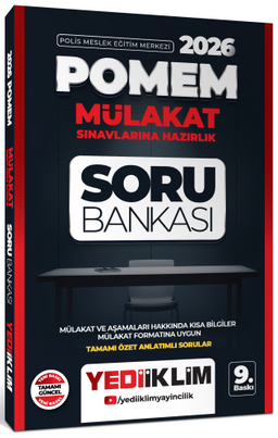 2026 POMEM Mülakat Sınavlarına Hazırlık Tamamı Özet Anlatımlı Soru Bankası