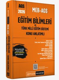 2026 MEB AGS Eğitim Bilimleri ve Türk Milli Eğitim Sistemi Konu Anlatımlı