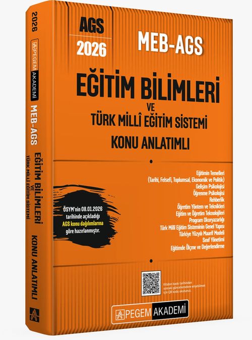 2026 MEB AGS Eğitim Bilimleri ve Türk Milli Eğitim Sistemi Konu Anlatımlı