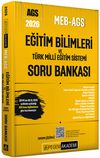 2026 MEB AGS Eğitim Bilimleri ve T&uuml;rk Milli Eğitim Sistemi Tamamı &Ccedil;&ouml;z&uuml;ml&uuml; Soru Bankası