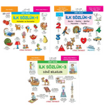 Minikler İçin Dört Dilde Resimli İlk Sözlük Seti (3 Kitap)
