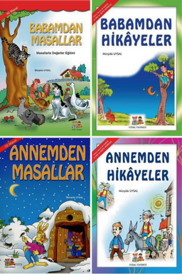 Hikayeler ve Masallarla Değerler Eğitim Seti (4 Kitap)