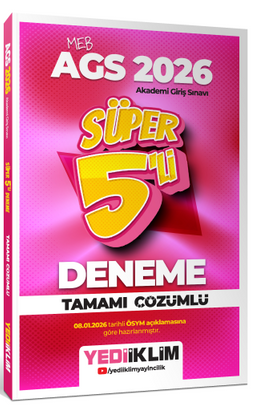 2026 MEB AGS Tamamı Çözümlü Süper 5'li Deneme