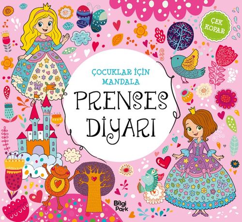 Çocuklar İçin Mandala - Prenses Diyarı - Çek Kopar
