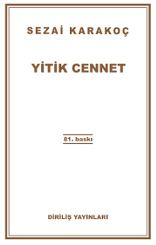 Yitik Cennet