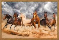 Hayvanlar Serisi - Çöl Atları Ahşap 2000 Parça (HV81-MM)