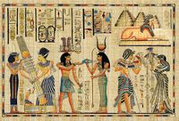 Mısır Sanatı Serisi - Piramitin Sırrı Ahşap  500 Parça (MS06-D)