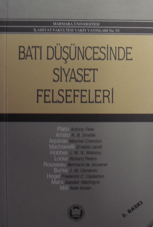 Batı Düşüncesinde Siyaset Felsefeleri / 41-C-19