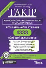 Takip İcra Müdürlüğü ve Müdür Yardımcılığı Sınavlarına Hazırlık Alan Bilgisi Soru Bankası