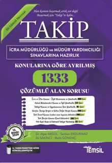 Takip İcra Müdürlüğü ve Müdür Yardımcılığı Sınavlarına Hazırlık Alan Bilgisi Soru Bankası